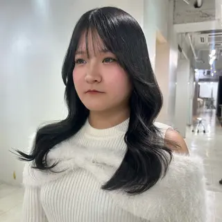 カラー 似合わせ透明感カラー ♡サツキのヘアスタイル