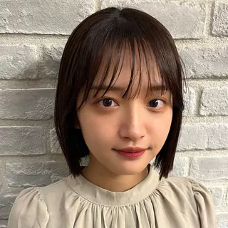 ショート 【美ボブ.艶カラー. 梅田茶屋町】midoのヘアスタイル