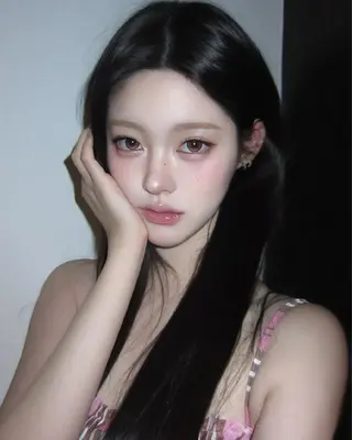 ロング カラー 韓国×ワンホン 艶カラー/ハヅキ🎀のヘアスタイル