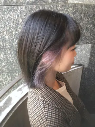 ミディアム カラーアンドケアリタ kitamuuuのヘアスタイル
