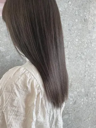 セミロング カラー 山下 千明のヘアスタイル