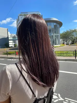 セミロング 竹内 宏法のヘアスタイル