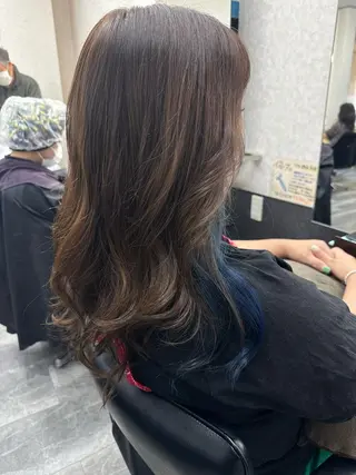 セミロング エンゼルス美容室斉間 圭司のヘアスタイル