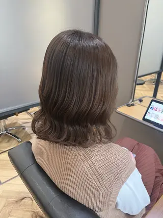 ミディアム カラー 🫧髪質改善🫧 神田紗来のヘアスタイル