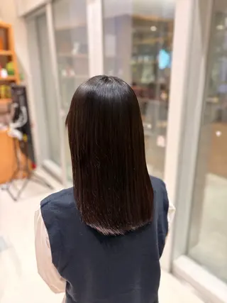 ミディアム 💎ツヤ髪ストレート カラー💎かのんのヘアスタイル