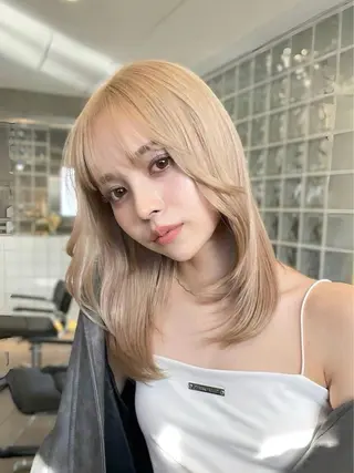 ミディアム ボブ/ショート⭐︎ カット無料⭐︎カレンのヘアスタイル