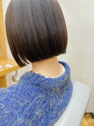 カラー ボブ/ミディアム 親しみやすさ/さくらのヘアスタイル