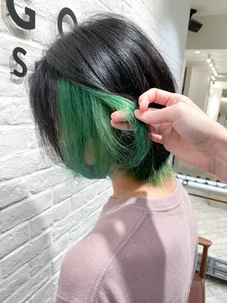 カラー メンズ miyu 美髪縮毛矯正𓂃꙳⋆のヘアスタイル