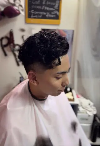 ショート パーマ Shimpeiフェー ド/海外スタイル💎のヘアスタイル