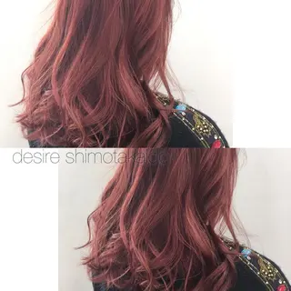 セミロング カラー 薄田 珠美のヘアスタイル
