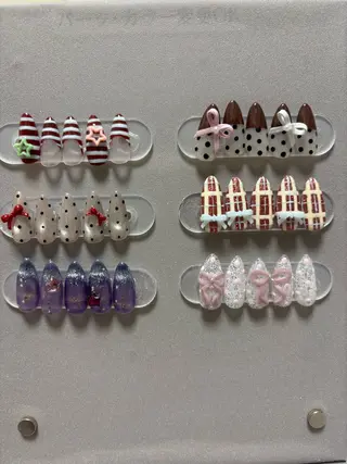 ネイル KUU🎀♥⑅ フィルイン対応サロンのネイルデザイン