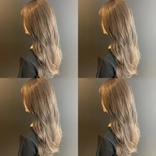 セミロング カラー ✨縮毛矯正✖︎顔周り レイヤー✨ナカムラのヘアスタイル