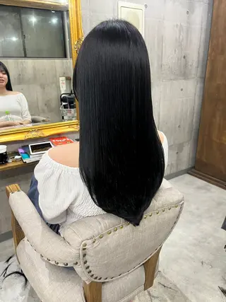 セミロング カラー LITTY&M.O.Dshibuya所属・レイヤー/髪質改善 /山永圭介のヘアスタイル