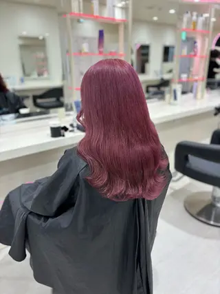 ロング カラー モテ髪ハイトーン🫧 serina🎀池袋のヘアスタイル