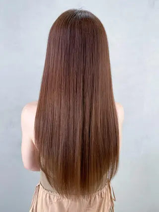 セミロング パーマ ヘアアレンジ カラー ITbyALBUM 中野店のヘアスタイル