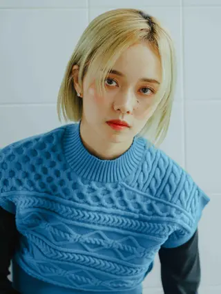 カラー 竹廣 春奈のヘアスタイル