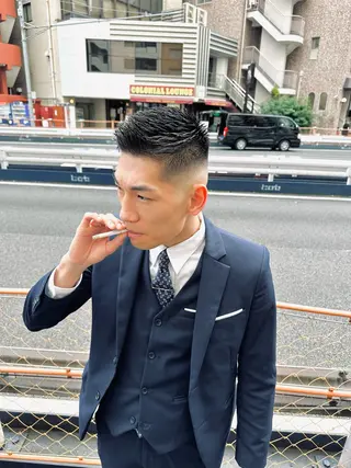 ショート メンズ 💈メンズパーマ💈 ナカザワ リョウのヘアスタイル