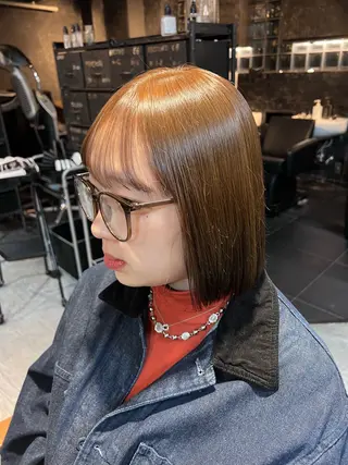 ショート 🫐ハイトーンカラー RIRIKA🌻のヘアスタイル