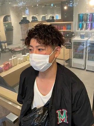 パーマ メンズ 渋谷/フェード/ 國分 翔のヘアスタイル