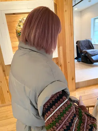 ショート カラー パーマ ヘアアレンジ メンズ キッズ ネイル マツエク・マツパ インナーカラー/ KANAのヘアスタイル