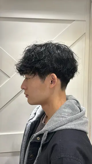 パーマ メンズ 横浜メンズ特化/ カットパーマ/マサトのヘアスタイル