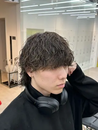 ショート パーマ メンズ SENTA✨メンズ パーマ✨fifth栄のヘアスタイル