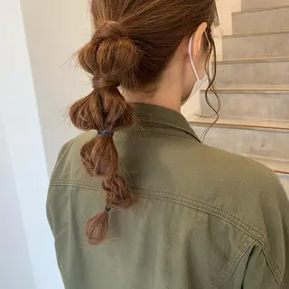 ヘアアレンジ MARU パーマ/レイヤーのヘアスタイル