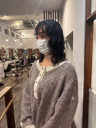 パーマ MOK大阪梅田店 Asahiのヘアスタイル