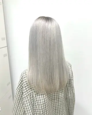 ロング ツヤ髪ハイトーン💖 💫Hikaru💫のヘアスタイル