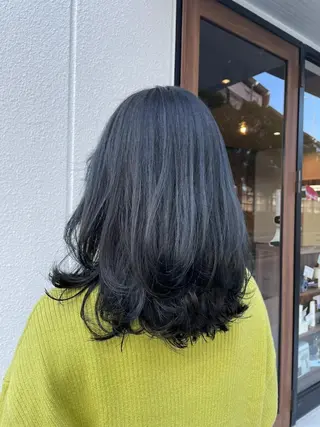 セミロング カラー RAPTURE 上小田井のヘアスタイル