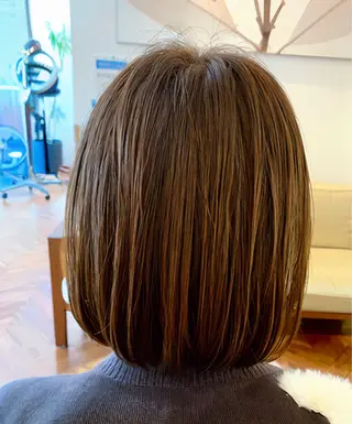 ショート カラー 秋山知穂🧸縮毛矯正 ショート新越谷南越谷のヘアスタイル