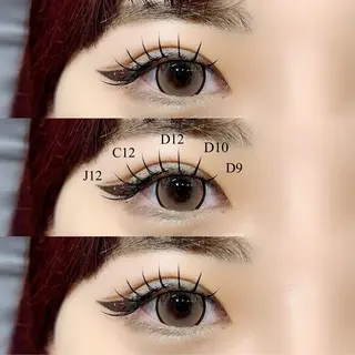 マツエク・マツパ MAQUM𖤐 Satsumiのマツエク・マツパデザイン