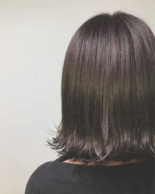 ミディアム yadori tomoyoのヘアスタイル