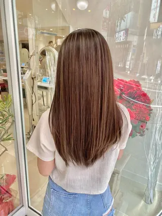 ロング 山本　尚輝 🐶ハイライト🐶のヘアスタイル