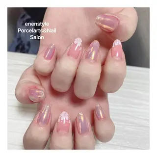 ミディアム ネイル 👑enen style👑のネイルデザイン