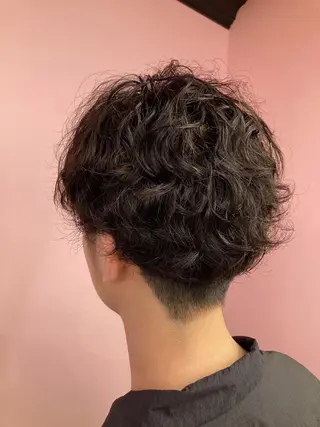 ショート パーマ メンズ ✨髪質改善縮毛矯正✨ 宇田川修平のヘアスタイル