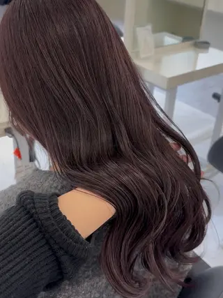 ロング カラー Ayano‪‪🎀似 合わせ×透明感🎀のヘアスタイル