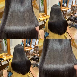 ロング カラー RINNO🌷艶髪/ 艶カラー/縮毛矯正のヘアスタイル