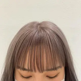 ミディアム カラー hub hair レイヤー/透明感のヘアスタイル