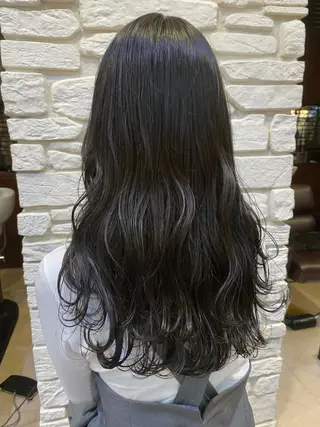 ロング カラー ヘアアレンジ 溝口 ひなこのマツエク・マツパデザイン