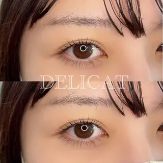 マツエク・マツパ DELICAT MIHOのマツエク・マツパデザイン