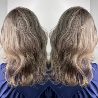 ミディアム 【美髪矯正】【スト カール】小野村翔太のヘアスタイル