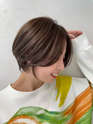 ショート ゆい 似合わせカットのヘアスタイル