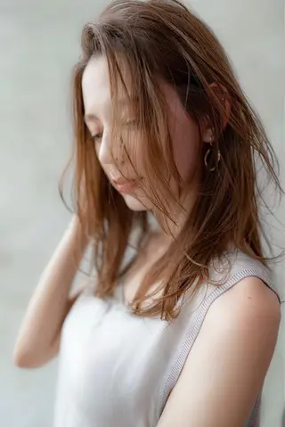 セミロング カラー 韓国ヘア 店長NEGIのヘアスタイル