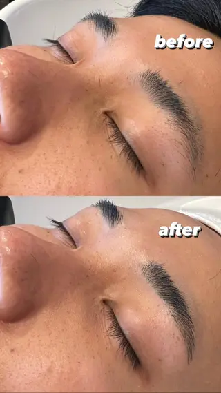 アイブロウ 岡田 麗華のヘアスタイル