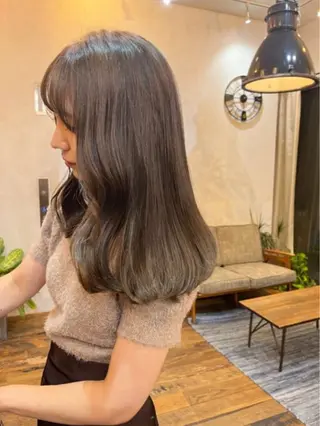 カラー 東茉央/ブリーチ リタッチ🧸銀座のヘアスタイル