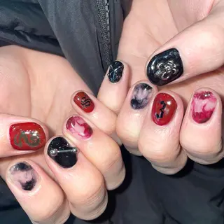 ネイル 【 ﾈｲﾘｽﾄ&ｱｲ ﾘｽﾄ】キヨカのネイルデザイン