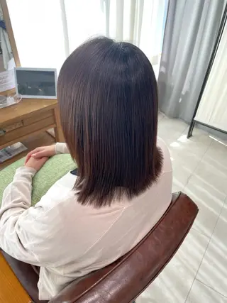 ミディアム 過去一の柔髪ヘア 🌿einshairのヘアスタイル