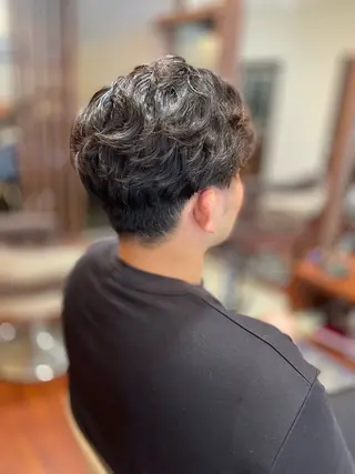 パーマ メンズ 北泉 里彩のヘアスタイル