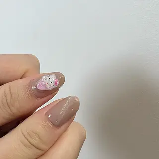 ネイル パラあり！フィルイン 美フォルムのネイルデザイン